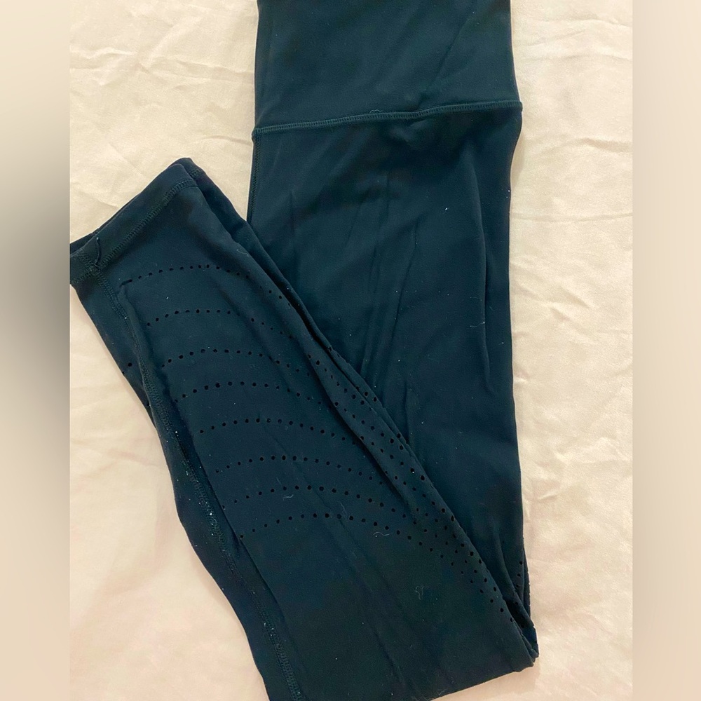 Athleta laser cut leggings